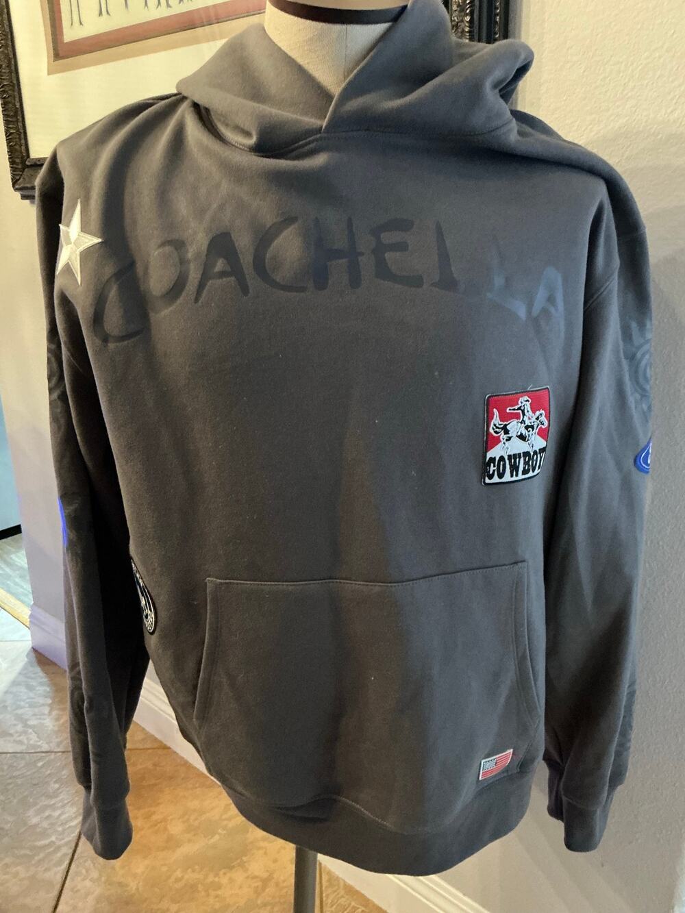 Coachella 26 Hoodie LA Dodgers Wrangler USA Cowboy